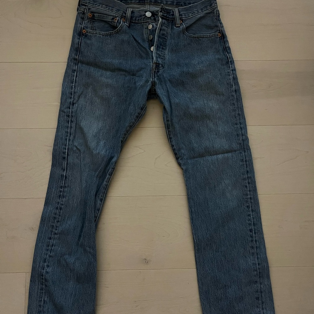 Levi's Blue Straight Jeans Classic Denim